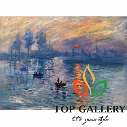 impression Sunrise , Monet art replica , Dafen painting sell online , world master piece replica